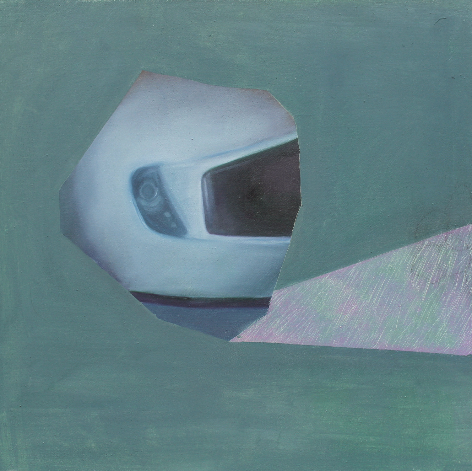 adrienn erdei Portrait series, oil on canvas, 50 × 50 cm, 2014. (2)